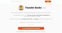 Desktop Screenshot of founderbooks.com