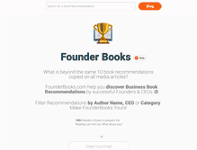 Tablet Screenshot of founderbooks.com